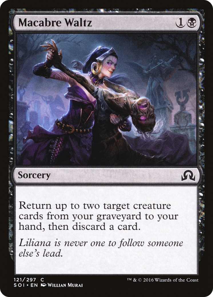 Macabre Waltz (SOI-121) - Shadows over Innistrad - Premium MTG Single from Wizards of the Coast - Just $0.08! Shop now at Game Crave Tournament Store