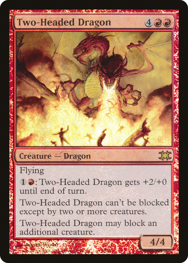 Two-Headed Dragon (DRB-015) - From the Vault: Dragons Foil - Premium MTG Single from Wizards of the Coast - Just $0.91! Shop now at Game Crave Tournament Store