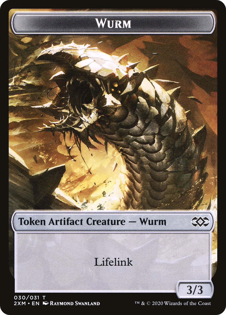 Wurm (T2XM-030) - Double Masters Tokens Foil - Premium MTG Single from Wizards of the Coast - Just $0! Shop now at Game Crave Tournament Store