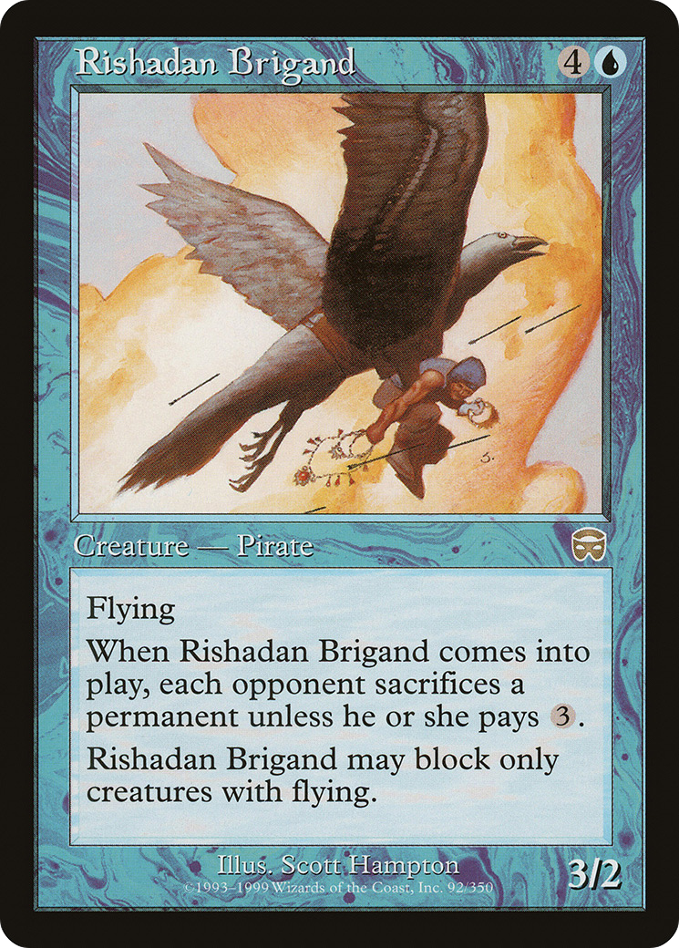 Rishadan Brigand (MMQ-092) - Mercadian Masques Foil - Premium MTG Single from Wizards of the Coast - Just $3.09! Shop now at Game Crave Tournament Store
