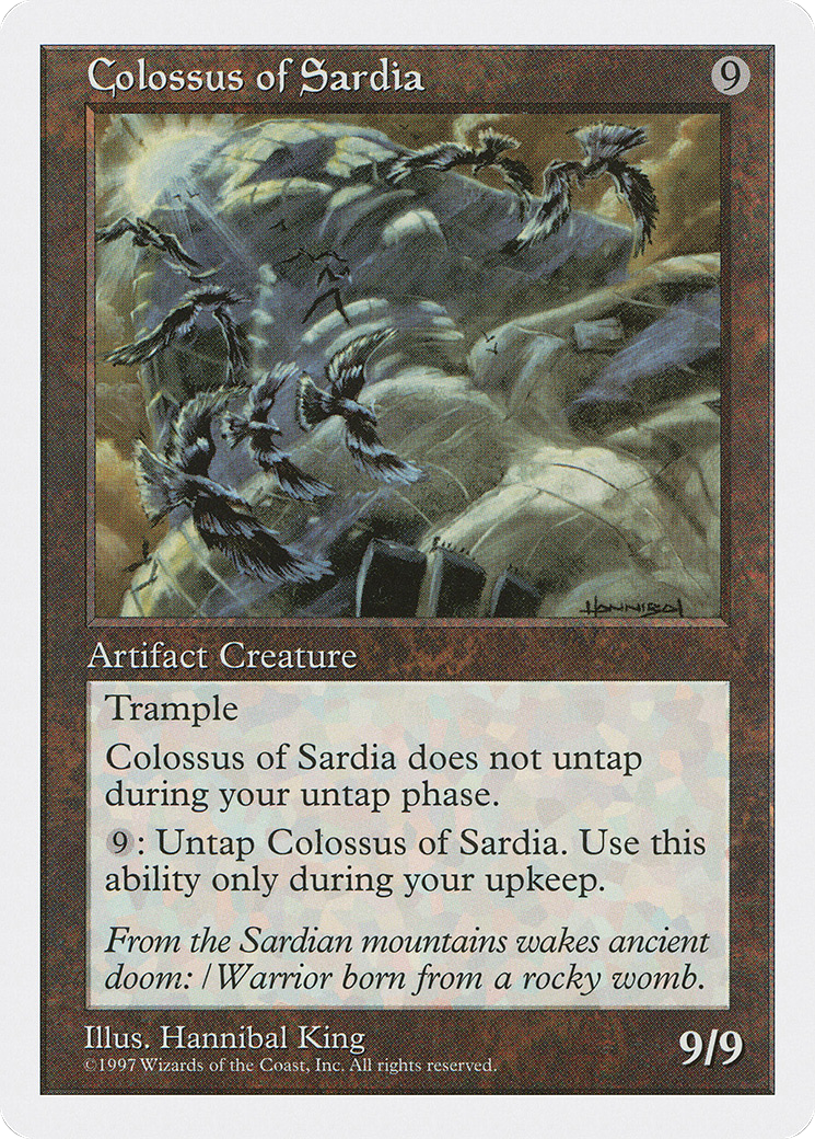 Colossus of Sardia (5ED-358) - Fifth Edition - Premium MTG Single from Wizards of the Coast - Just $0.08! Shop now at Game Crave Tournament Store