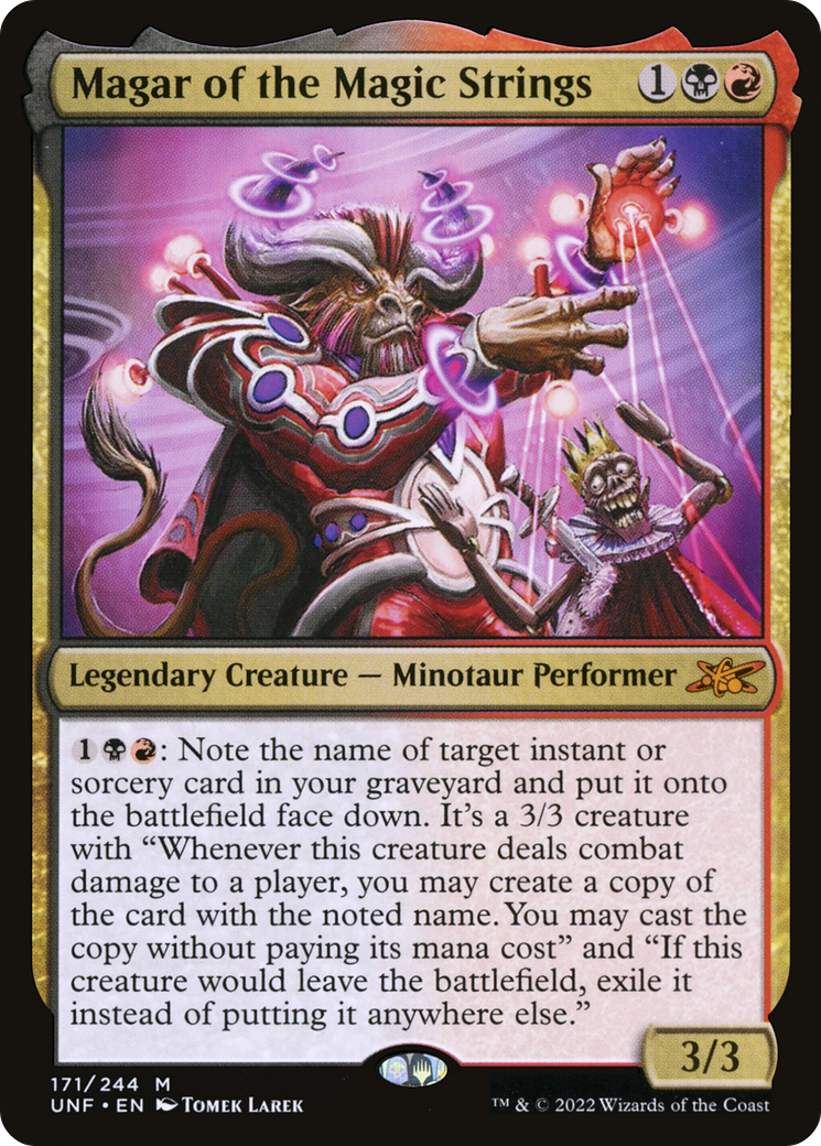 Magar of the Magic Strings (UNF-171) - Unfinity Foil - Premium MTG Single from Wizards of the Coast - Just $0.66! Shop now at Game Crave Tournament Store