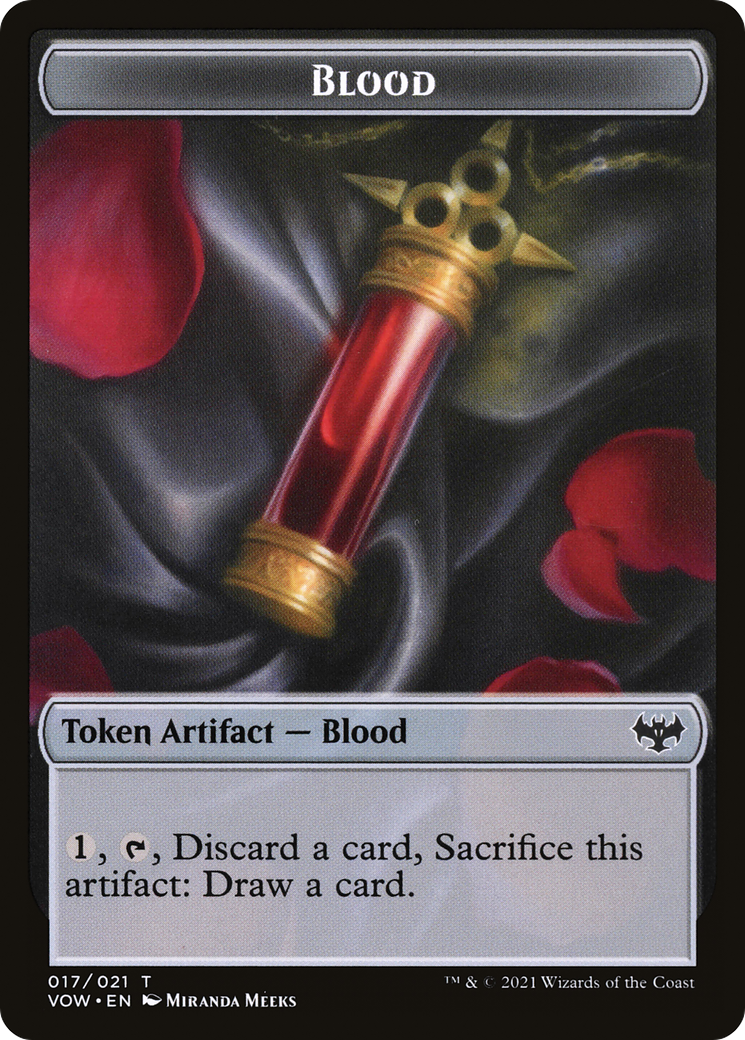 Blood (TVOW-017) - Innistrad: Crimson Vow Tokens Foil - Premium MTG Single from Wizards of the Coast - Just $0! Shop now at Game Crave Tournament Store