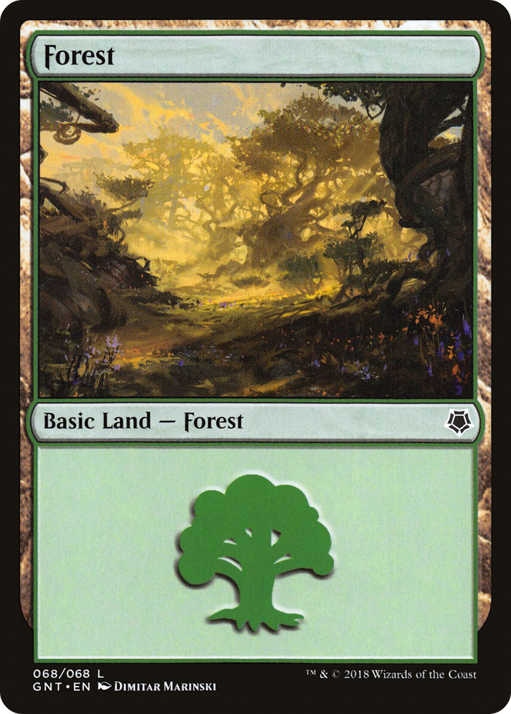 Forest (GNT-068) - Game Night - Premium MTG Single from Wizards of the Coast - Just $0.08! Shop now at Game Crave Tournament Store