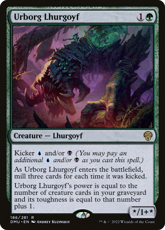 Urborg Lhurgoyf (DMU-186) - Dominaria United - Premium MTG Single from Wizards of the Coast - Just $0.08! Shop now at Game Crave Tournament Store