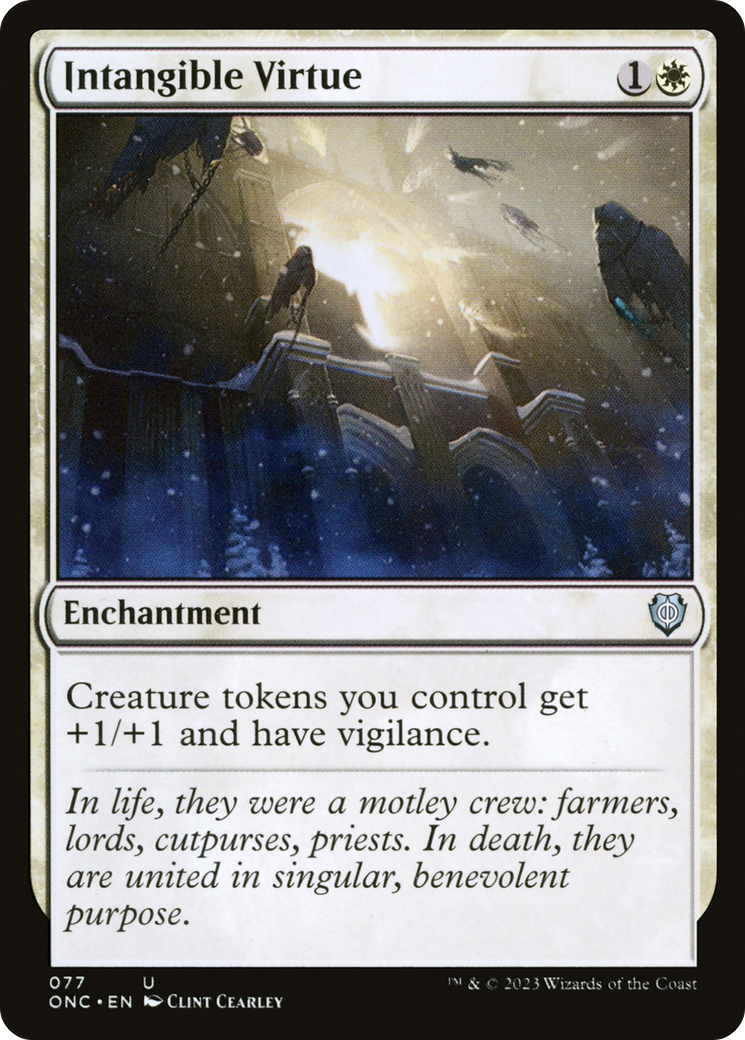 Intangible Virtue (ONC-077) - Phyrexia: All Will Be One Commander - Premium MTG Single from Wizards of the Coast - Just $0.08! Shop now at Game Crave Tournament Store