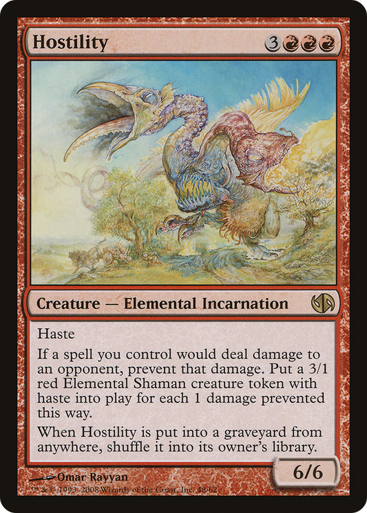 Hostility (DD2-048) - Duel Decks: Jace vs. Chandra - Premium MTG Single from Wizards of the Coast - Just $0.11! Shop now at Game Crave Tournament Store