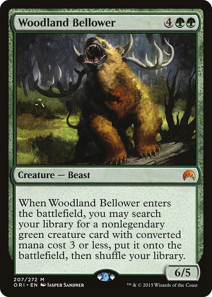 Woodland Bellower (ORI-207) - Magic Origins - Premium MTG Single from Wizards of the Coast - Just $2.12! Shop now at Game Crave Tournament Store