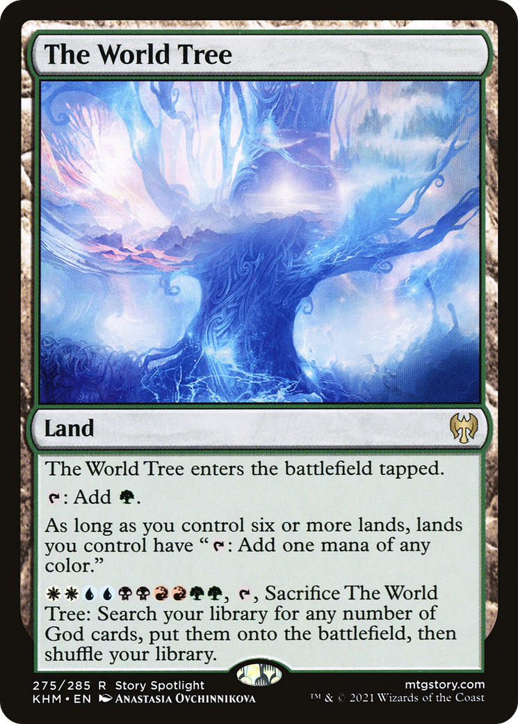 The World Tree (KHM-275) - Kaldheim Foil - Premium MTG Single from Wizards of the Coast - Just $1.14! Shop now at Game Crave Tournament Store