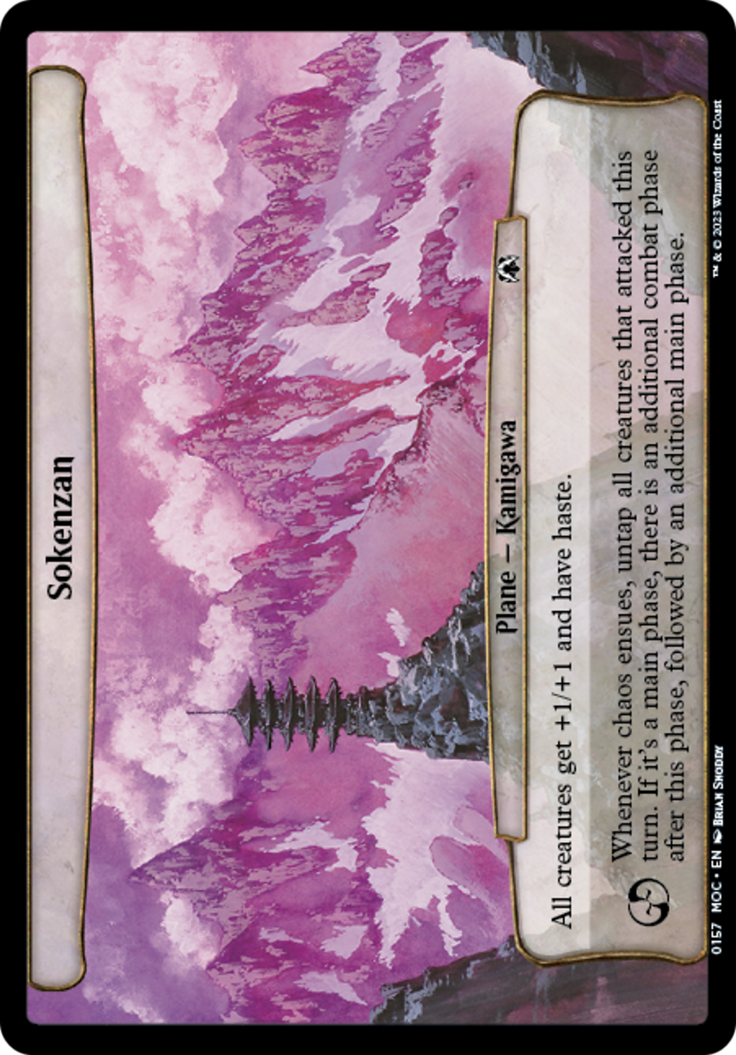 Sokenzan (MOC-157) - March of the Machine Commander - Premium MTG Single from Wizards of the Coast - Just $0.08! Shop now at Game Crave Tournament Store