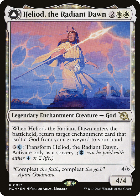 Heliod, the Radiant Dawn // Heliod, the Warped Eclipse (MOM-017) - March of the Machine: (nyxtouched) - Premium MTG Single from Wizards of the Coast - Just $0.95! Shop now at Game Crave Tournament Store