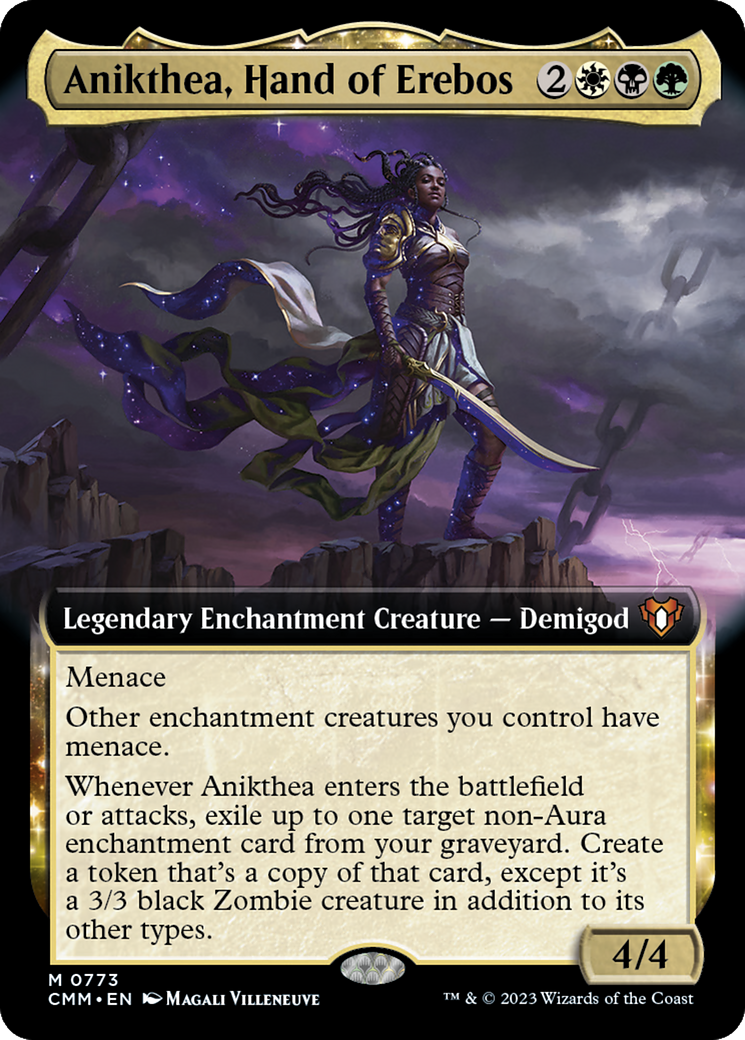 Anikthea, Hand of Erebos (CMM-773) - Commander Masters: (Extended Art, nyxtouched) - Premium MTG Single from Wizards of the Coast - Just $1.33! Shop now at Game Crave Tournament Store