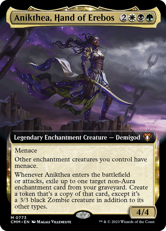 Anikthea, Hand of Erebos (CMM-773) - Commander Masters: (Extended Art, nyxtouched) - Premium MTG Single from Wizards of the Coast - Just $1.33! Shop now at Game Crave Tournament Store