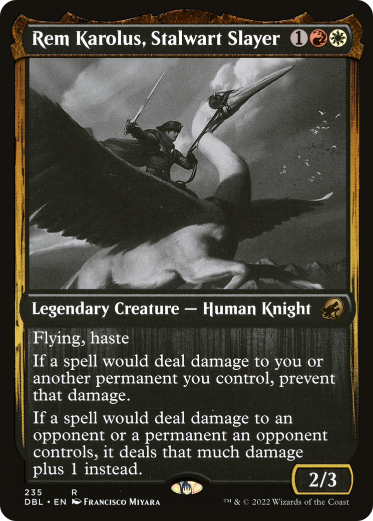 Rem Karolus, Stalwart Slayer (DBL-235) - Innistrad: Double Feature - Premium MTG Single from Wizards of the Coast - Just $0.14! Shop now at Game Crave Tournament Store