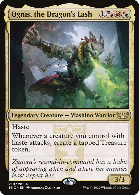 Ognis, the Dragon's Lash (PSNC-210P) - Streets of New Capenna Promos - Premium MTG Single from Wizards of the Coast - Just $0.46! Shop now at Game Crave Tournament Store