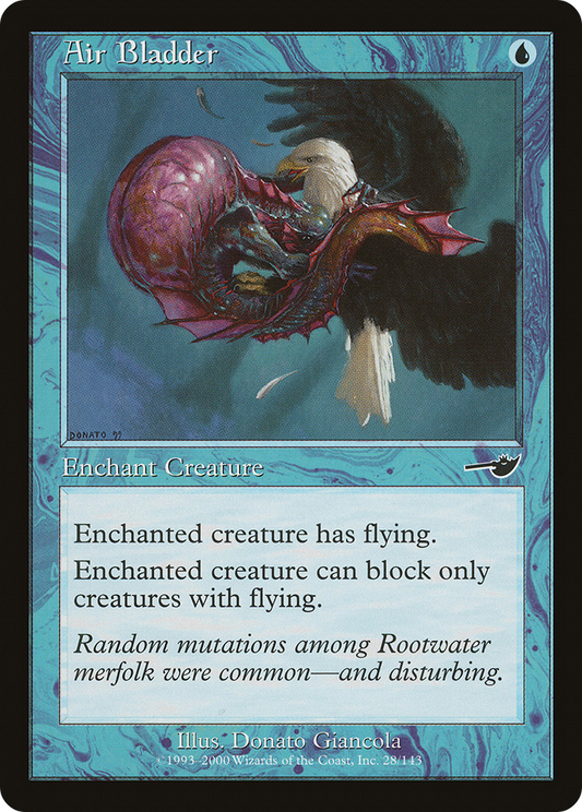 Air Bladder (NEM-028) - Nemesis - Premium MTG Single from Wizards of the Coast - Just $0.08! Shop now at Game Crave Tournament Store