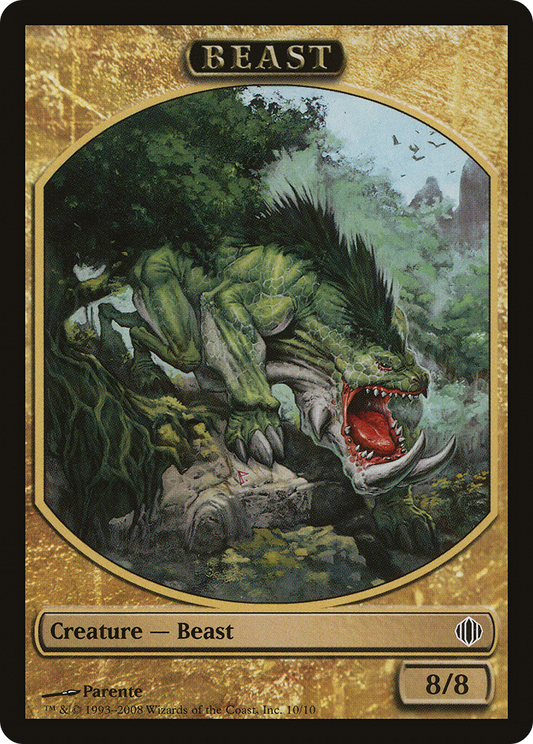 Beast (TALA-010) - Shards of Alara Tokens - Premium MTG Single from Wizards of the Coast - Just $2.43! Shop now at Game Crave Tournament Store
