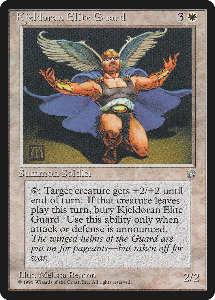 Kjeldoran Elite Guard (ICE-034) - Ice Age - Premium MTG Single from Wizards of the Coast - Just $0.08! Shop now at Game Crave Tournament Store