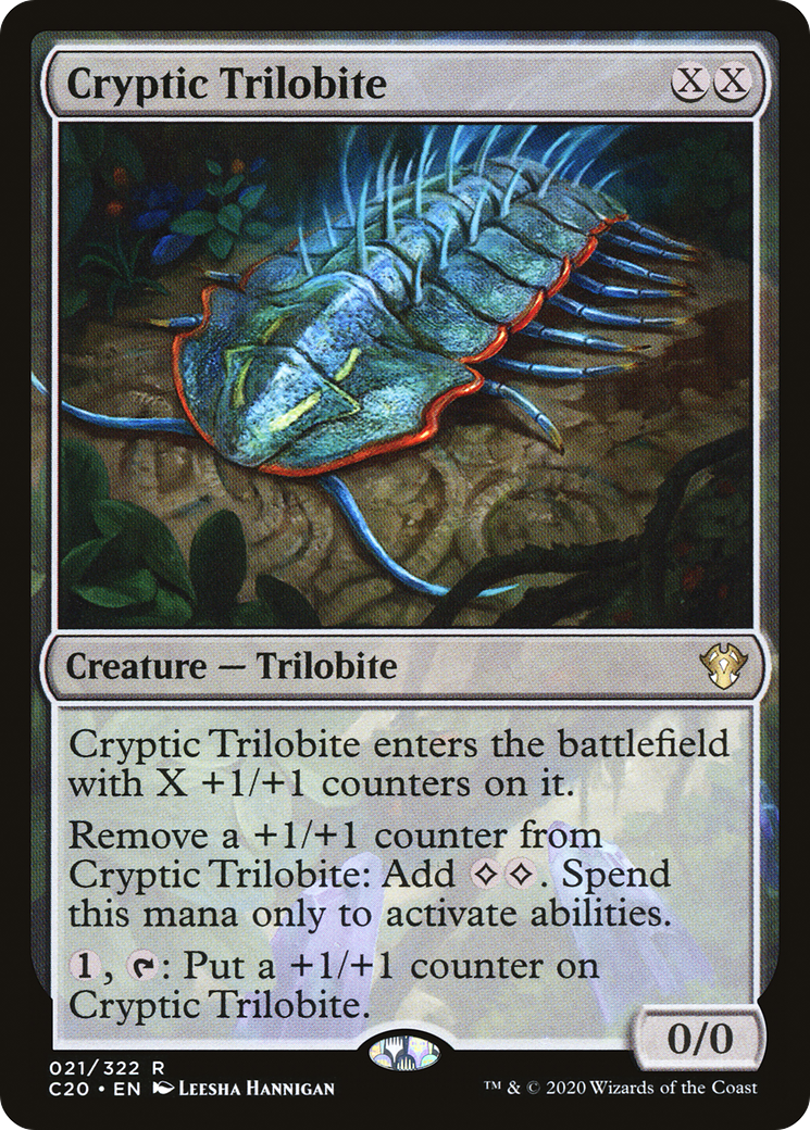 Cryptic Trilobite (C20-021) - Commander 2020 - Premium MTG Single from Wizards of the Coast - Just $0.15! Shop now at Game Crave Tournament Store