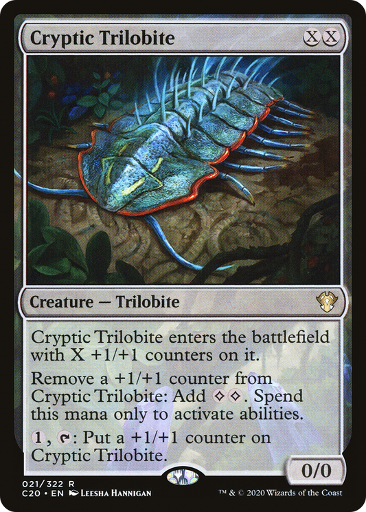 Cryptic Trilobite (C20-021) - Commander 2020 - Premium MTG Single from Wizards of the Coast - Just $0.15! Shop now at Game Crave Tournament Store