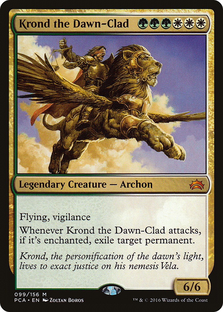 Krond the Dawn-Clad (PCA-099) - Planechase Anthology - Premium MTG Single from Wizards of the Coast - Just $0.20! Shop now at Game Crave Tournament Store
