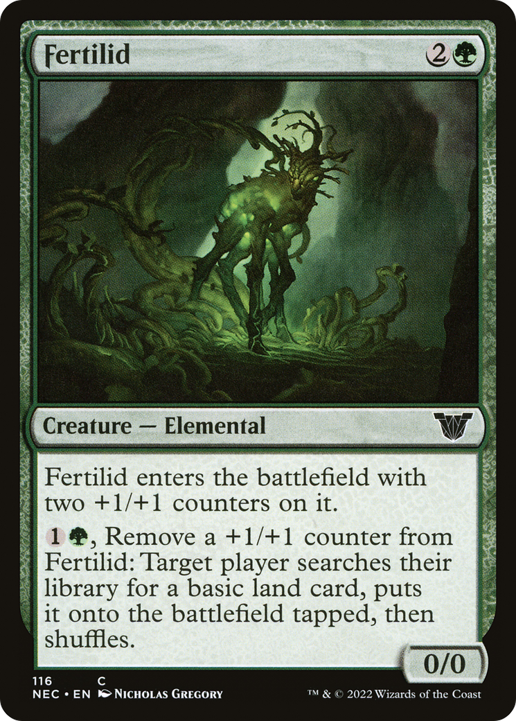 Fertilid (NEC-116) - Neon Dynasty Commander - Premium MTG Single from Wizards of the Coast - Just $0.25! Shop now at Game Crave Tournament Store