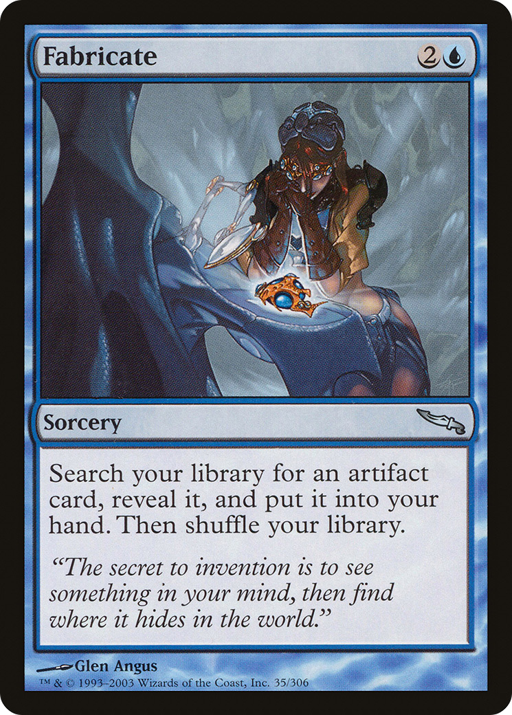 Fabricate (MRD-035) - Mirrodin Foil - Premium MTG Single from Wizards of the Coast - Just $4.40! Shop now at Game Crave Tournament Store