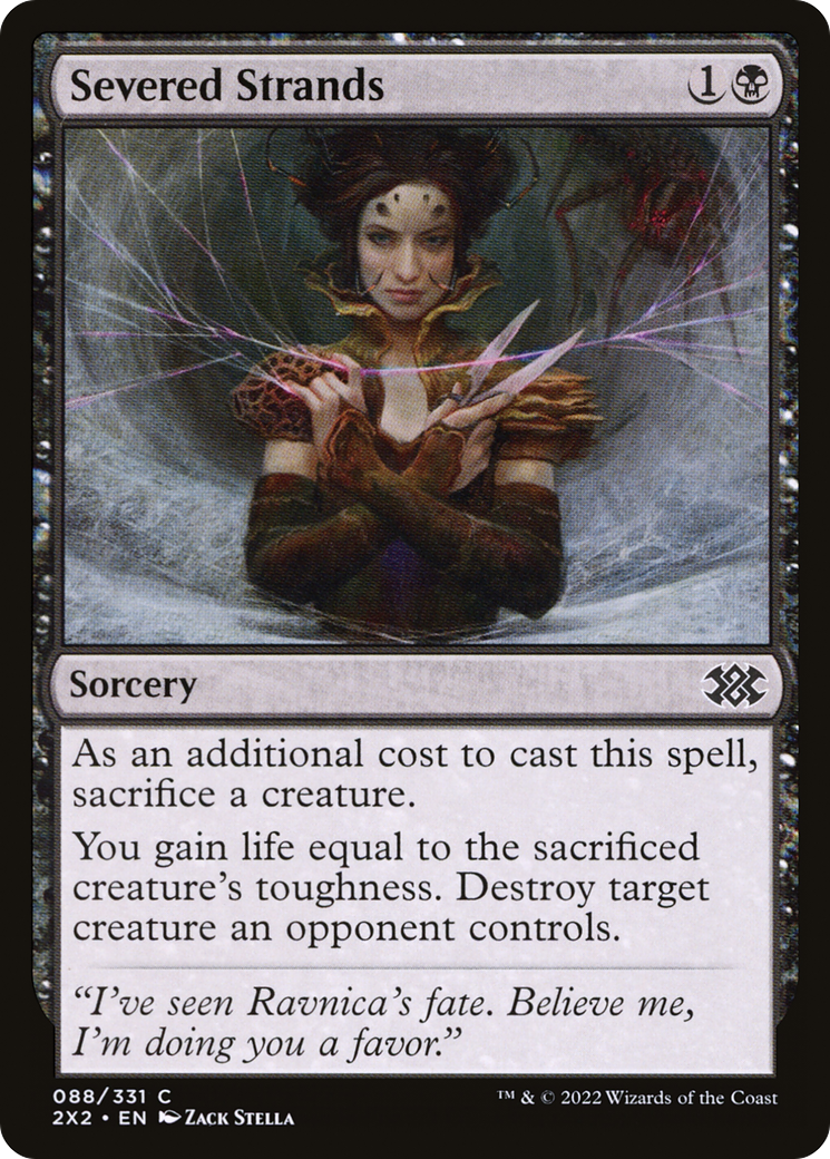 Severed Strands (2X2-088) - Double Masters 2022 - Premium MTG Single from Wizards of the Coast - Just $0.25! Shop now at Game Crave Tournament Store