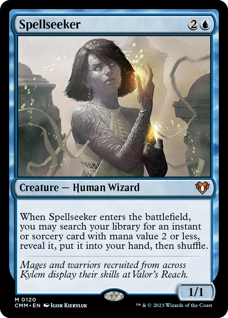 Spellseeker (CMM-120) - Commander Masters Foil - Premium MTG Single from Wizards of the Coast - Just $3.26! Shop now at Game Crave Tournament Store