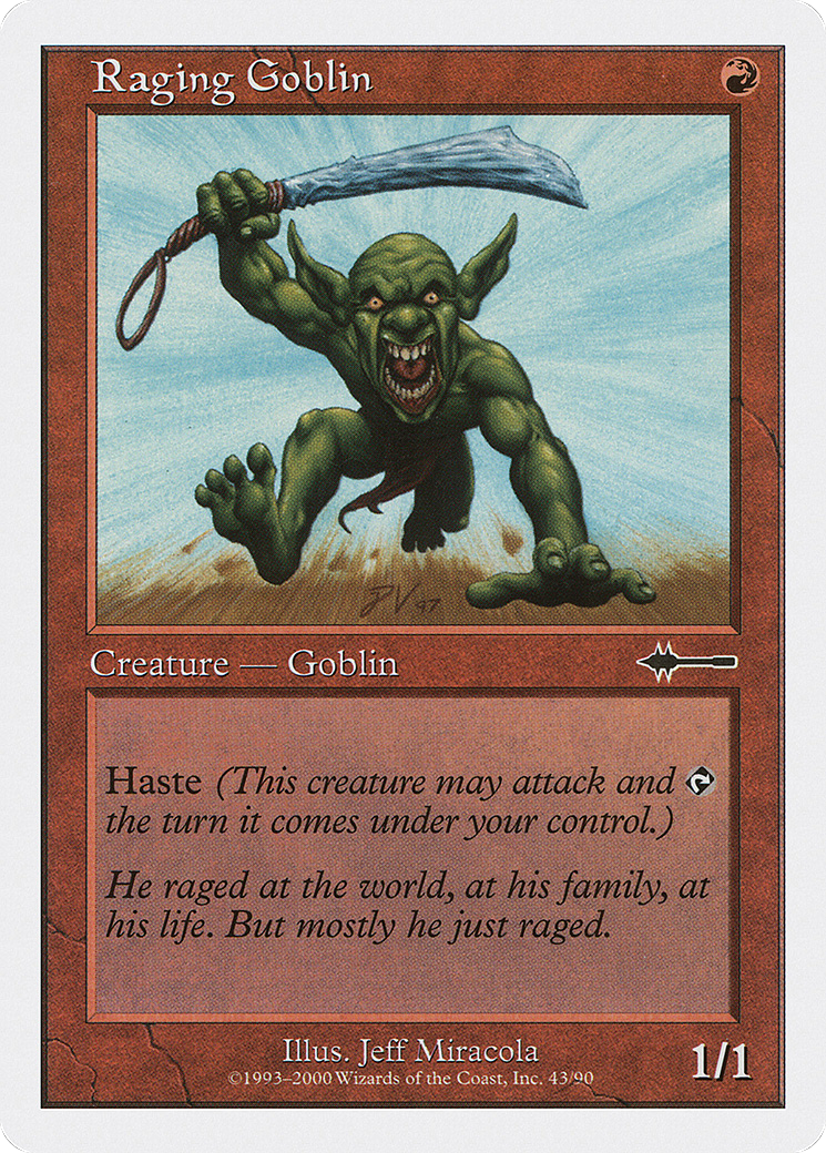 Raging Goblin (BTD-043) - Beatdown Box Set - Premium MTG Single from Wizards of the Coast - Just $0.08! Shop now at Game Crave Tournament Store
