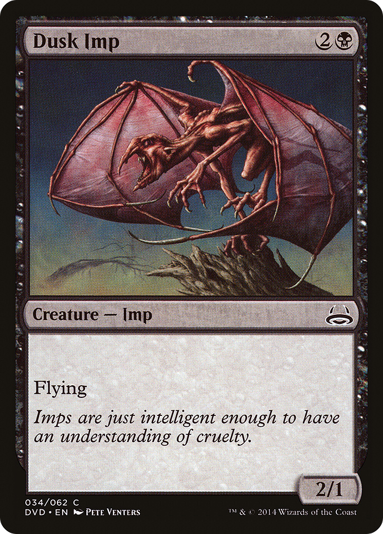 Dusk Imp (DVD-034) - Duel Decks Anthology: Divine vs. Demonic - Premium MTG Single from Wizards of the Coast - Just $0.08! Shop now at Game Crave Tournament Store