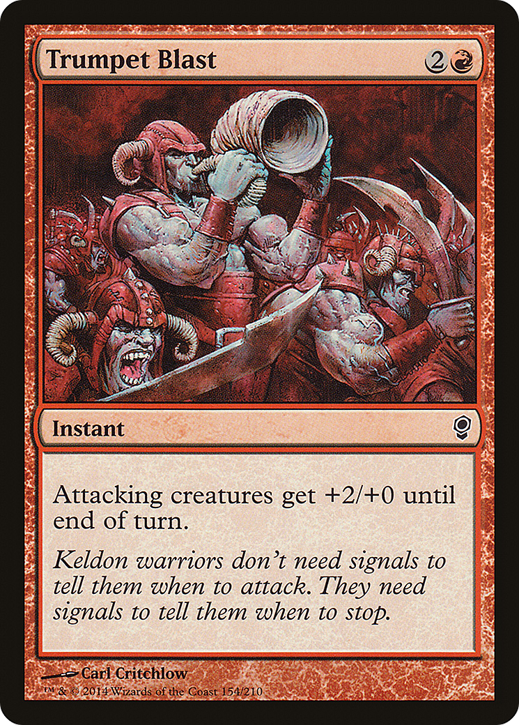 Trumpet Blast (CNS-154) - Conspiracy - Premium MTG Single from Wizards of the Coast - Just $0.08! Shop now at Game Crave Tournament Store