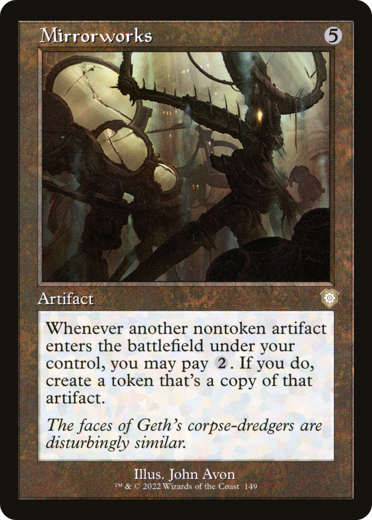 Mirrorworks (BRC-149) - The Brothers' War Commander - Premium MTG Single from Wizards of the Coast - Just $0.19! Shop now at Game Crave Tournament Store