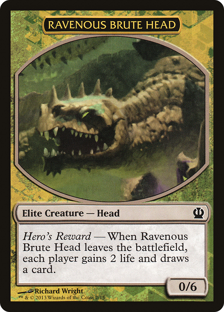 Ravenous Brute Head (TFTH-002) - Face the Hydra - Premium MTG Single from Wizards of the Coast - Just $0.88! Shop now at Game Crave Tournament Store