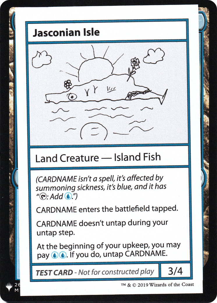 Jasconian Isle (CMB1-117) - Mystery Booster Playtest Cards 2019 - Premium MTG Single from Wizards of the Coast - Just $0.86! Shop now at Game Crave Tournament Store