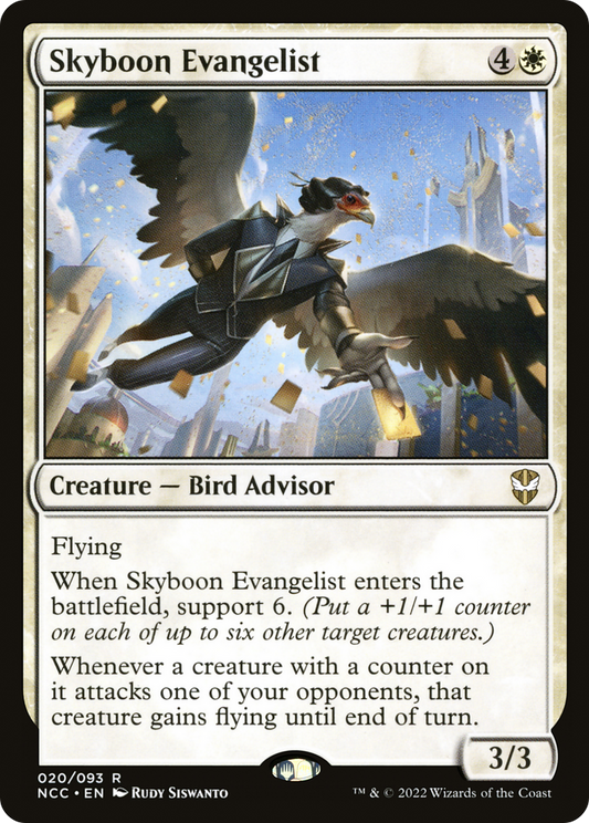 Skyboon Evangelist (NCC-020) - New Capenna Commander - Premium MTG Single from Wizards of the Coast - Just $0.08! Shop now at Game Crave Tournament Store