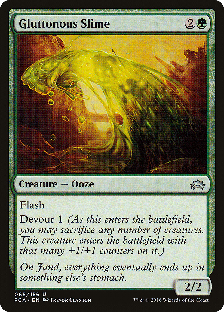 Gluttonous Slime (PCA-065) - Planechase Anthology - Premium MTG Single from Wizards of the Coast - Just $0.11! Shop now at Game Crave Tournament Store