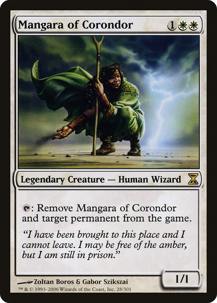 Mangara of Corondor (TSP-028) - Time Spiral - Premium MTG Single from Wizards of the Coast - Just $0.09! Shop now at Game Crave Tournament Store