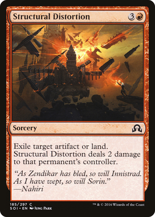 Structural Distortion (SOI-185) - Shadows over Innistrad - Premium MTG Single from Wizards of the Coast - Just $0.08! Shop now at Game Crave Tournament Store