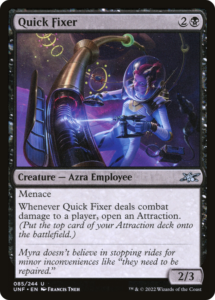 Quick Fixer (UNF-085) - Unfinity - Premium MTG Single from Wizards of the Coast - Just $0.08! Shop now at Game Crave Tournament Store