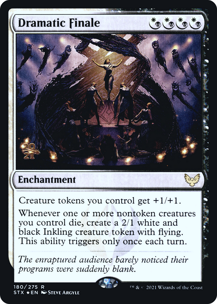 Dramatic Finale (PSTX-180S) - Strixhaven: School of Mages Promos Foil - Premium MTG Single from Wizards of the Coast - Just $0.17! Shop now at Game Crave Tournament Store