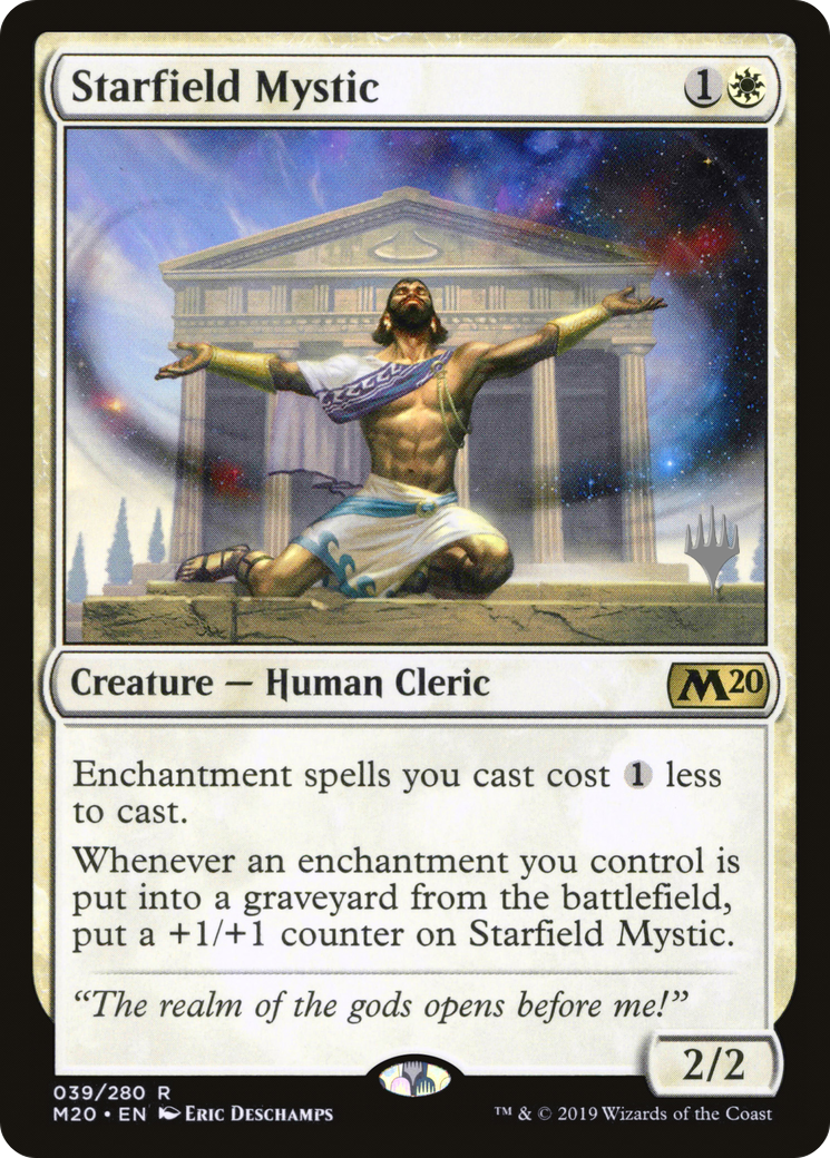 Starfield Mystic (PM20-39P) - Core Set 2020 Promos - Premium MTG Single from Wizards of the Coast - Just $0.32! Shop now at Game Crave Tournament Store