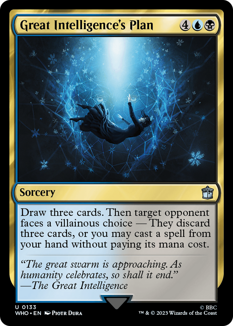 Great Intelligence's Plan (WHO-133) - Doctor Who - Premium MTG Single from Wizards of the Coast - Just $0.08! Shop now at Game Crave Tournament Store