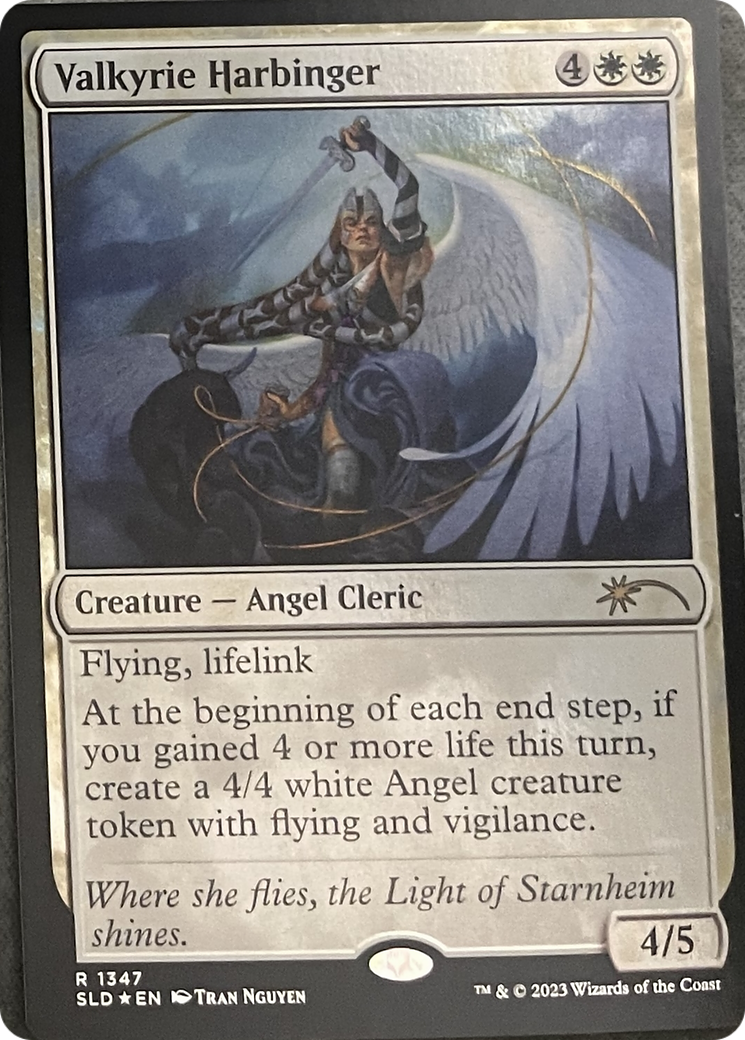 Valkyrie Harbinger (SLD-1347) - Secret Lair Drop Foil - Premium MTG Single from Wizards of the Coast - Just $0.71! Shop now at Game Crave Tournament Store