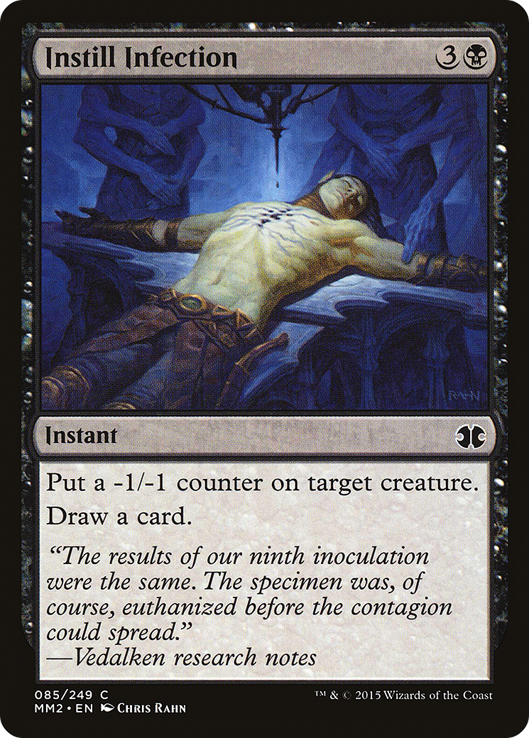 Instill Infection (MM2-085) - Modern Masters 2015 - Premium MTG Single from Wizards of the Coast - Just $0.25! Shop now at Game Crave Tournament Store