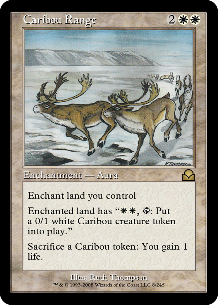 Caribou Range (ME2-008) - Masters Edition II - Premium MTG Single from Wizards of the Coast - Just $0! Shop now at Game Crave Tournament Store