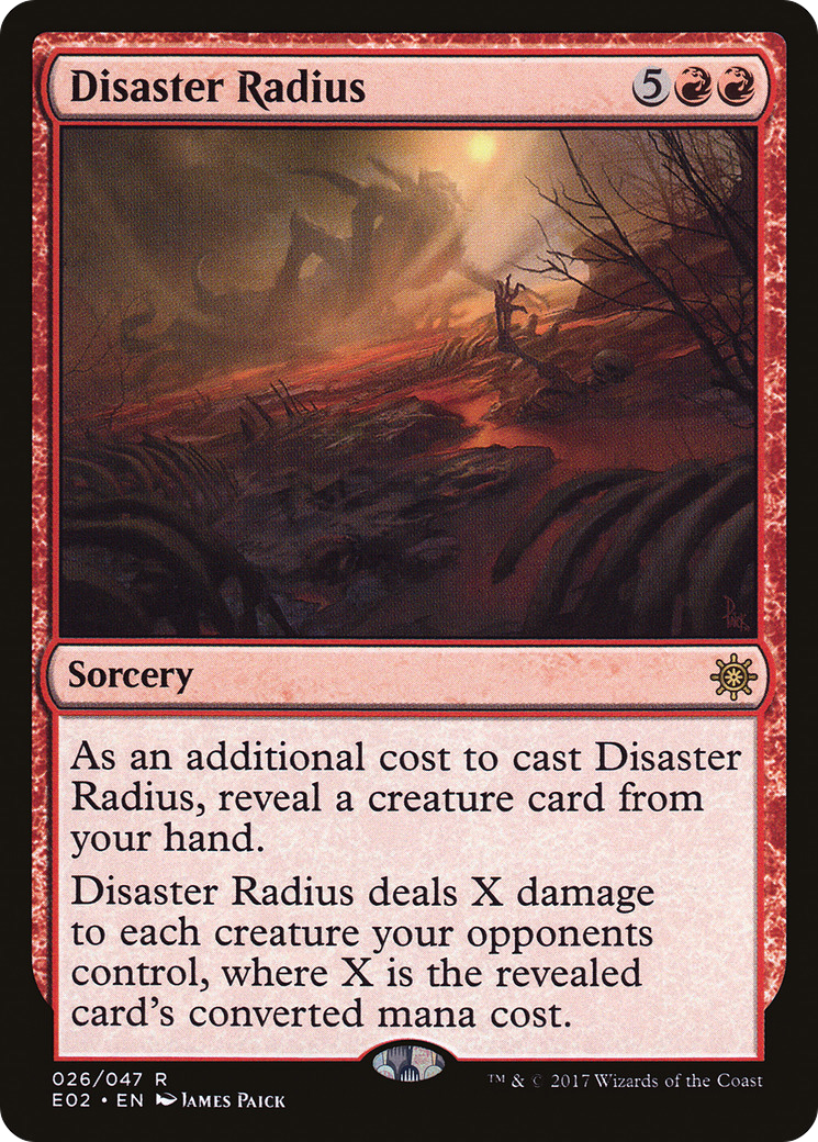 Disaster Radius (E02-026) - Explorers of Ixalan - Premium MTG Single from Wizards of the Coast - Just $0.08! Shop now at Game Crave Tournament Store