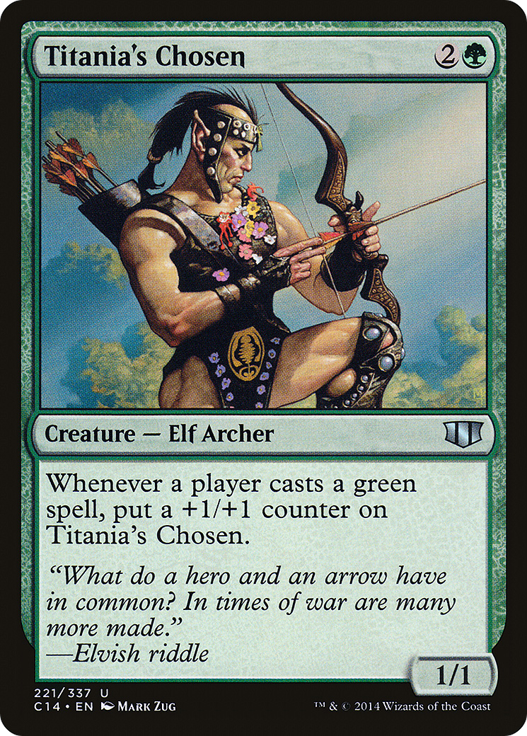 Titania's Chosen (C14-221) - Commander 2014 - Premium MTG Single from Wizards of the Coast - Just $0.08! Shop now at Game Crave Tournament Store