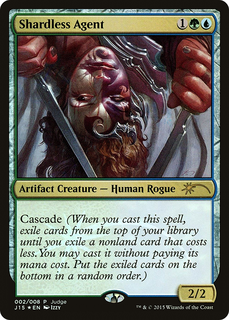 Shardless Agent (J15-002) - Judge Gift Cards 2015 Foil - Premium MTG Single from Wizards of the Coast - Just $0.76! Shop now at Game Crave Tournament Store