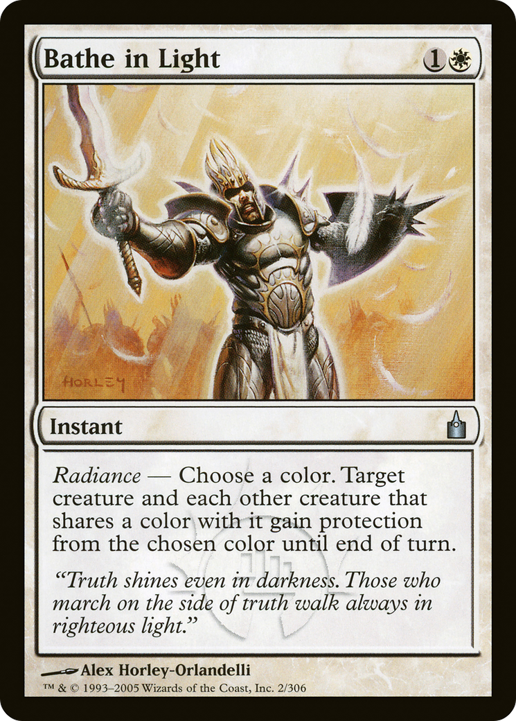 Bathe in Light (RAV-002) - Ravnica: City of Guilds - Premium MTG Single from Wizards of the Coast - Just $0.25! Shop now at Game Crave Tournament Store